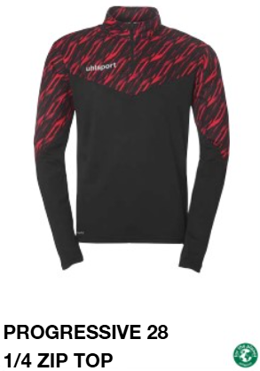 ¼ zip top